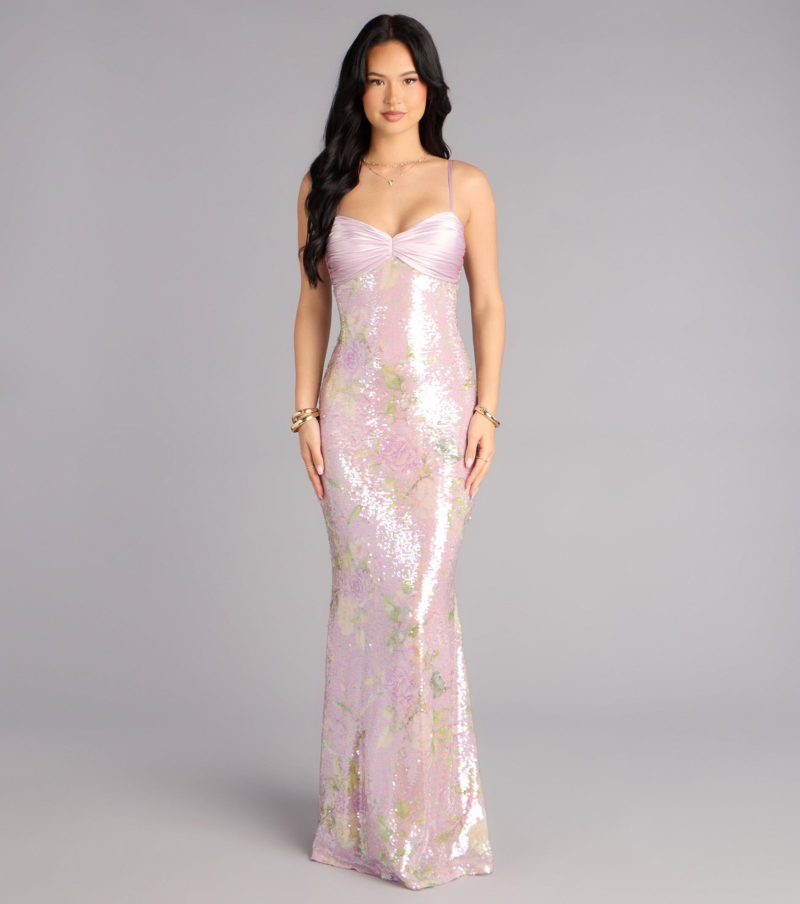 Murielle Sequin Mermaid Formal Dress - Image 2