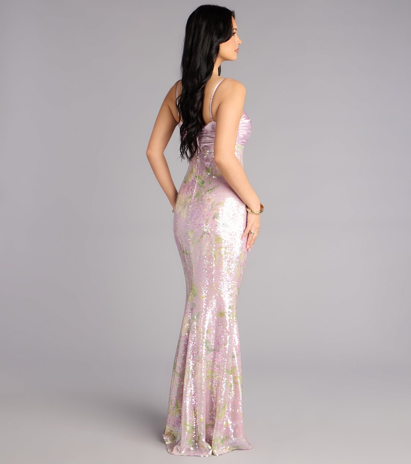 Murielle Sequin Mermaid Formal Dress - Image 3