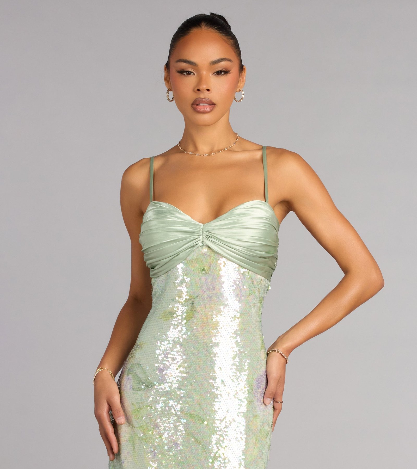 Murielle Sequin Mermaid Formal Dress - Image 9