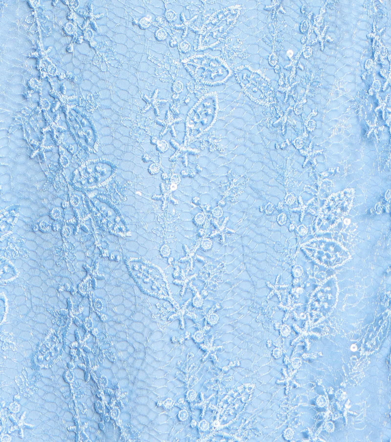 Forget Me Not Lace-Up Sequin Lace Mini Dress - Image 20
